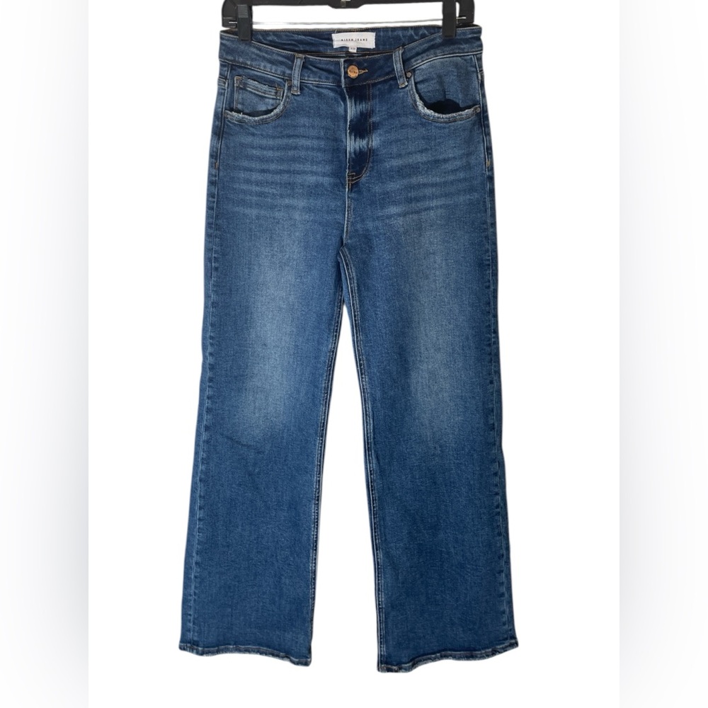 C3- Womens Size 9 Risen wide leg high waist Blue Jeans